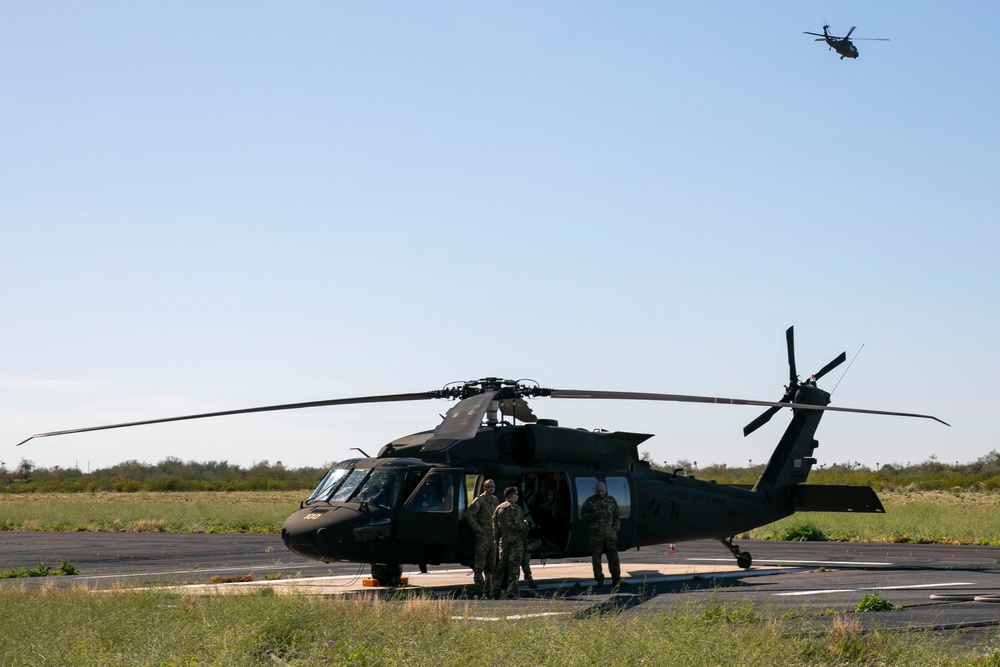 285th Aviation Battalion Aerial Gunnery Exercise