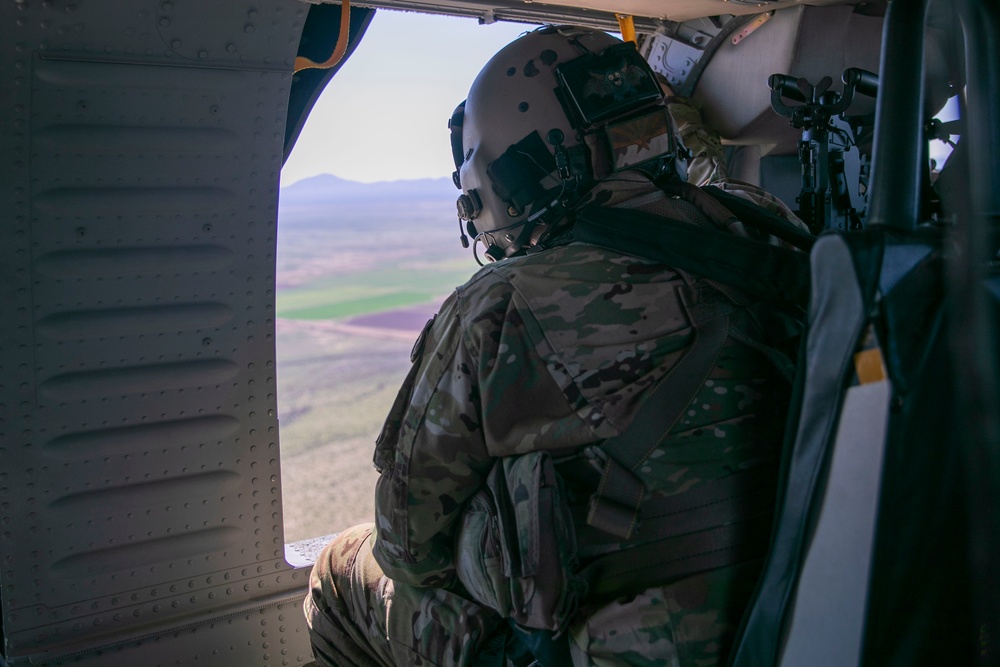 285th Aviation Battalion Aerial Gunnery Exercise