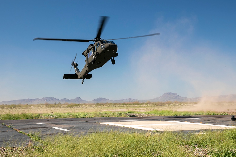 285th Aviation Battalion Aerial Gunnery Exercise