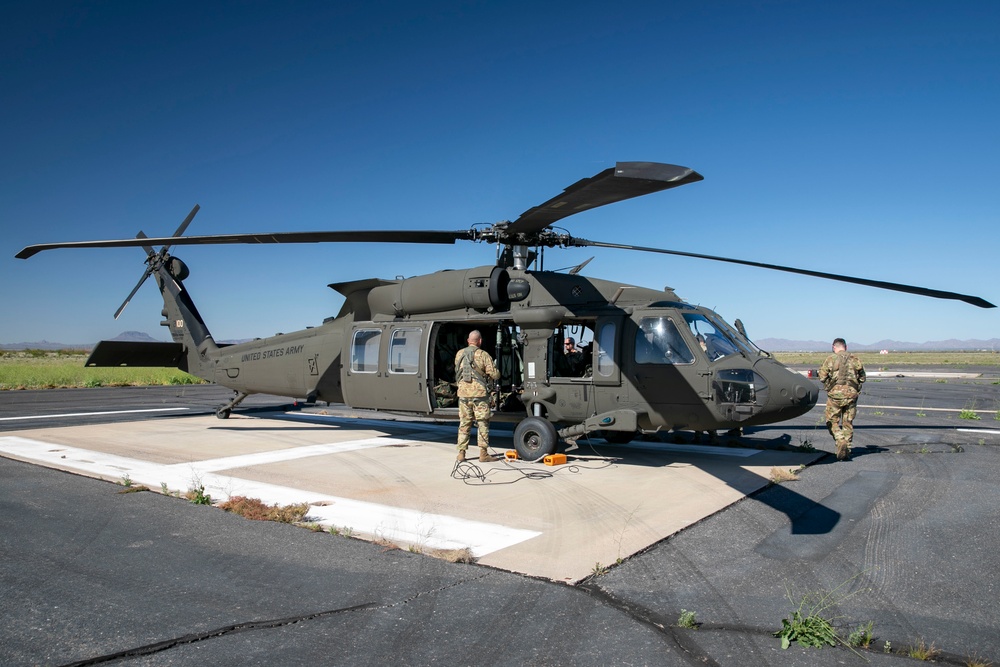 285th Aviation Battalion Aerial Gunnery Exercise