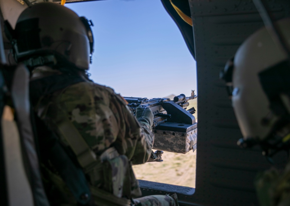 285th Aviation Battalion Aerial Gunnery Exercise