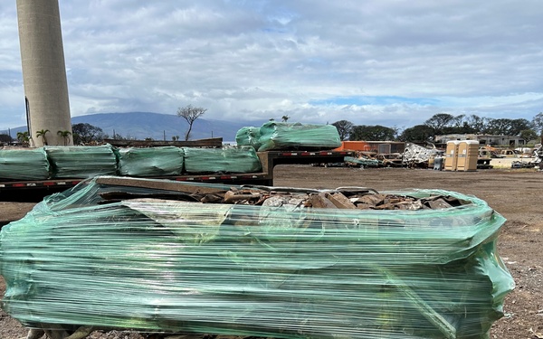 Lahaina metal debris bailed