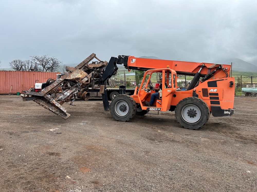 Lahaina metal debris bailed