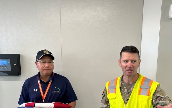 USACE transfers temporary elementary school to Department of Education