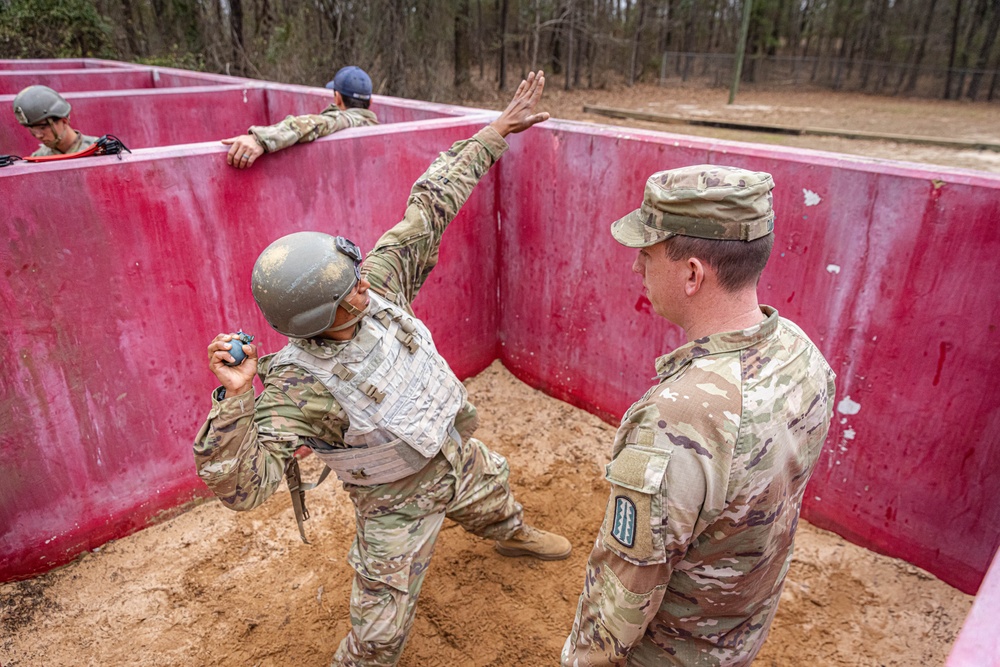 Infantry Osut Hand Grenade training