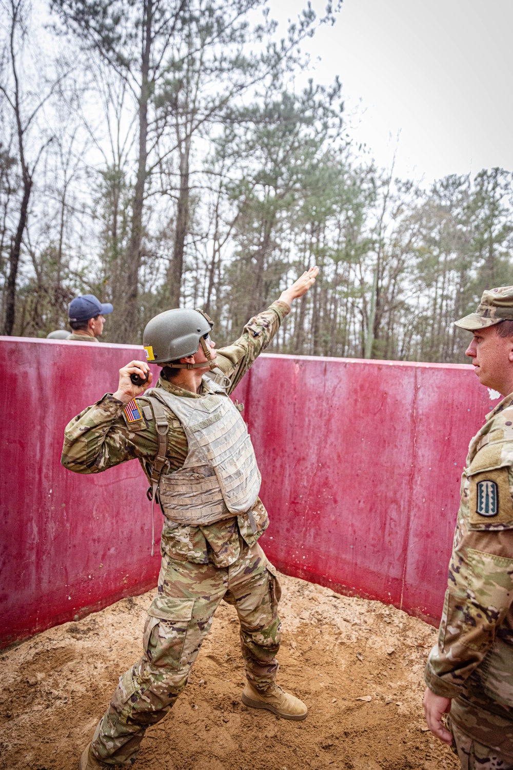 Infantry OSUT Hand Grenade training