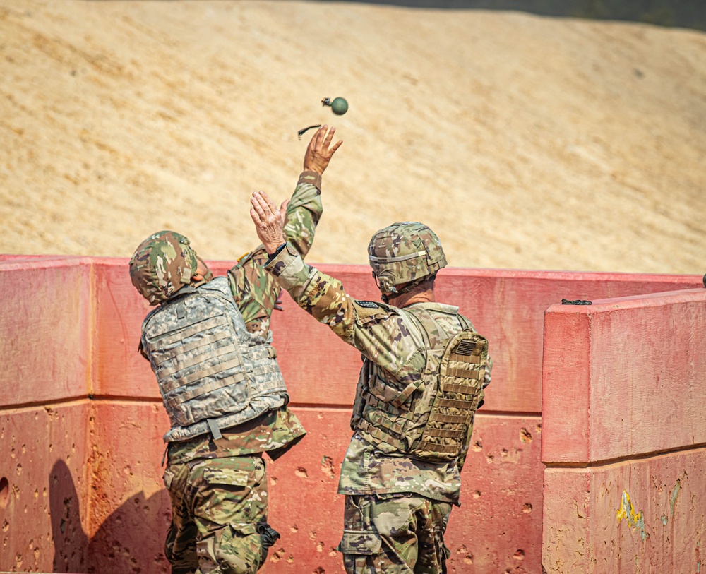 Infantry OSUT Hand Grenade training