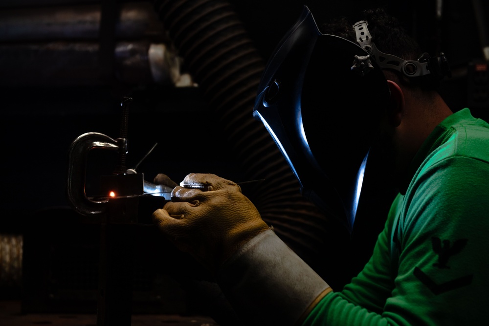 Welding on the TR