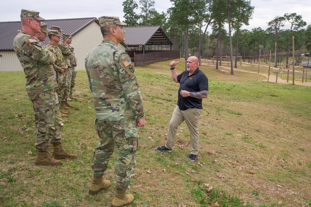 National Guard Leaders Tour Ft. Moore Training Facilities