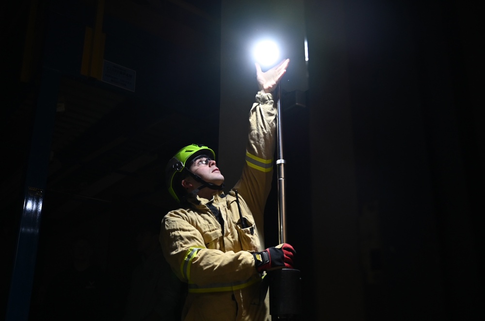 178th Firefighters Find Themselves in a Tight Spot
