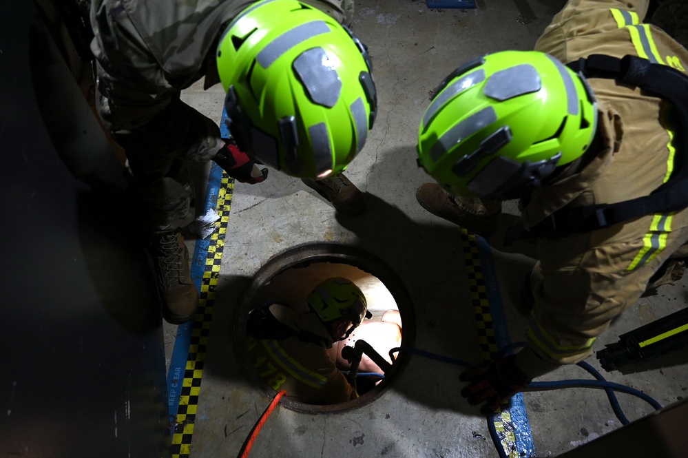 178th Firefighters Find Themselves in a Tight Spot