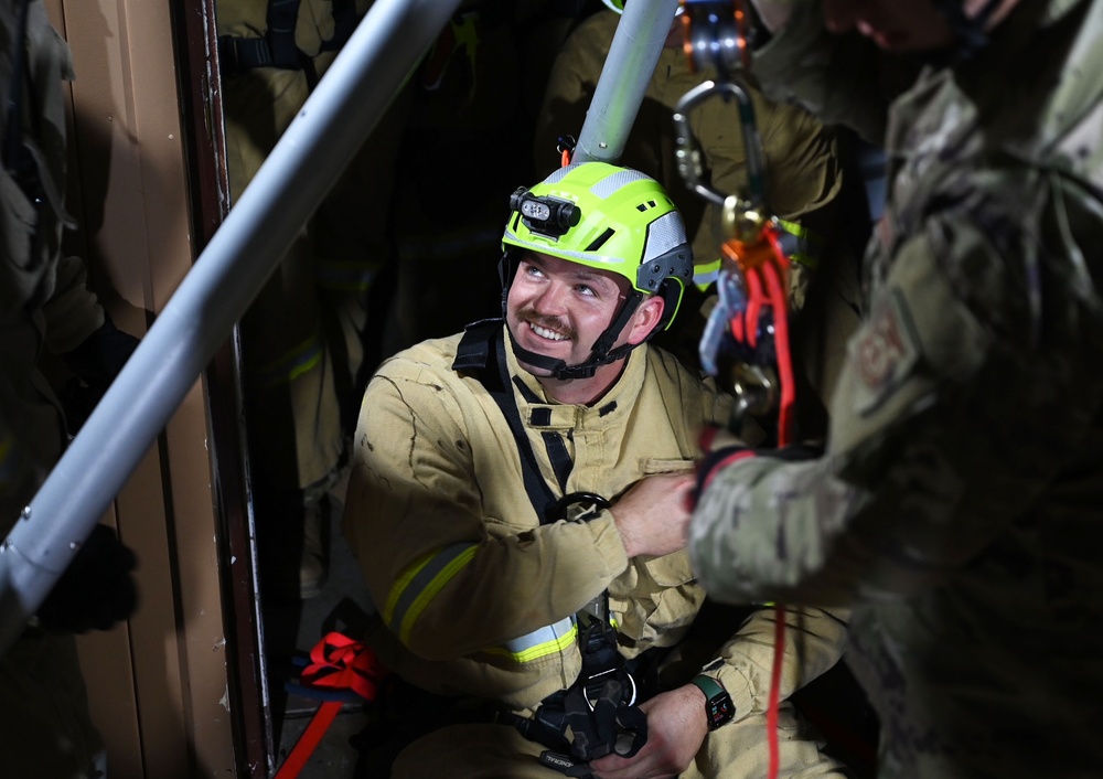 178th Firefighters Find Themselves in a Tight Spot