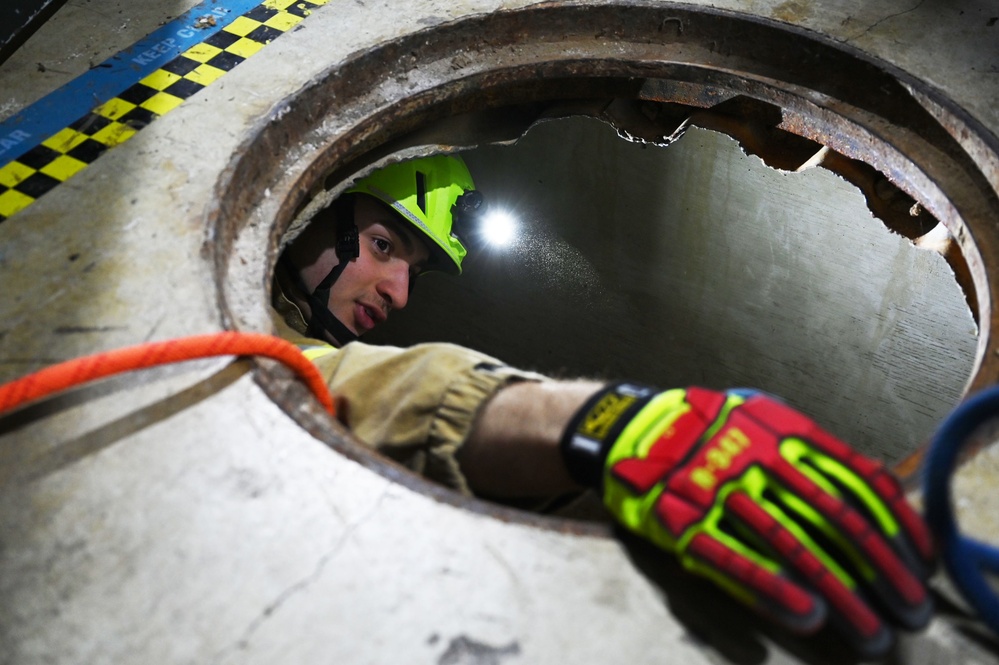 178th Firefighters Find Themselves in a Tight Spot
