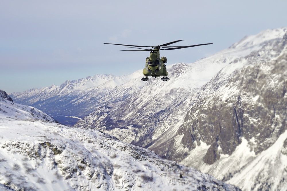 Alaska Army National Guardsmen conduct sling-load training