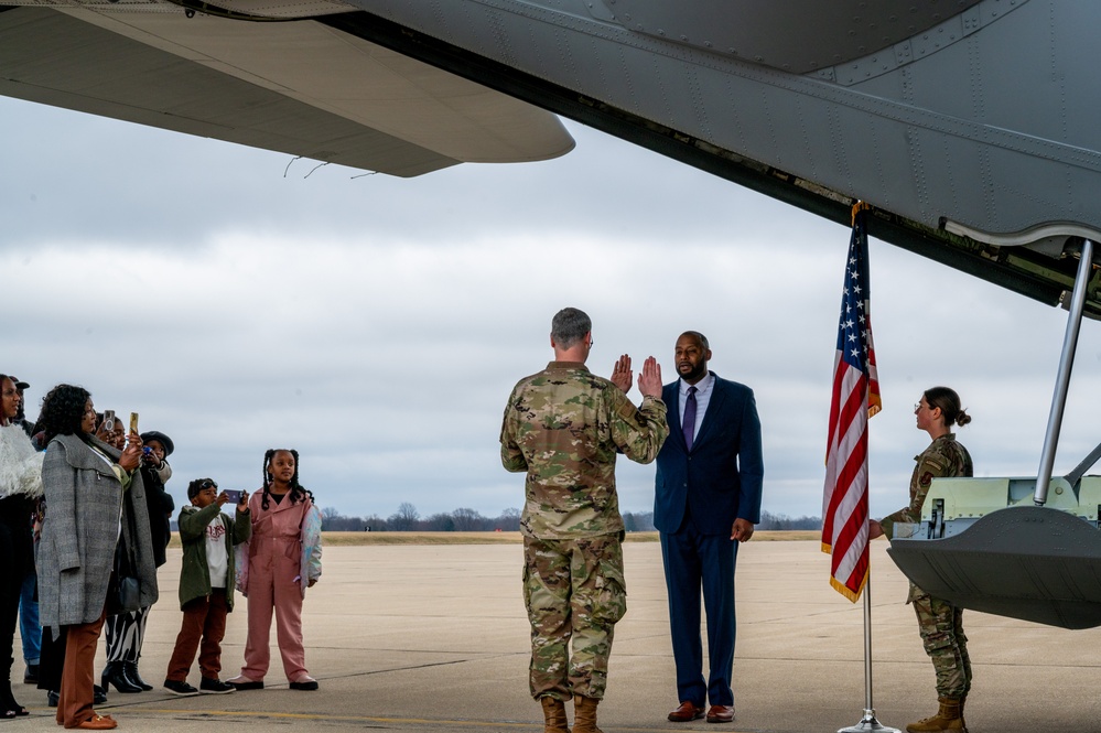 Commissioning at the 182nd Airlift Wing