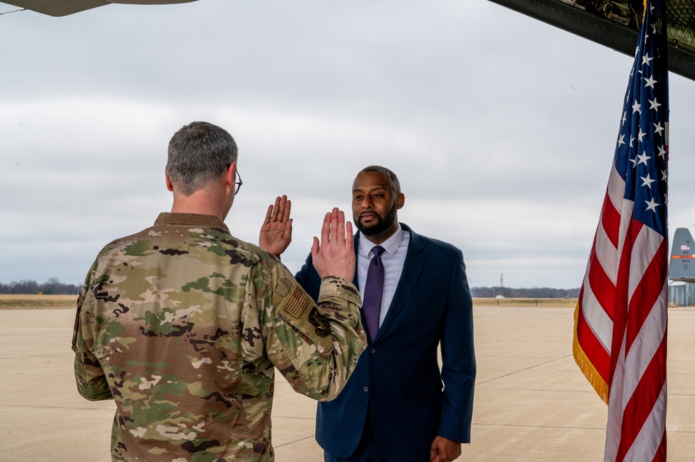 Commissioning at the 182nd Airlift Wing