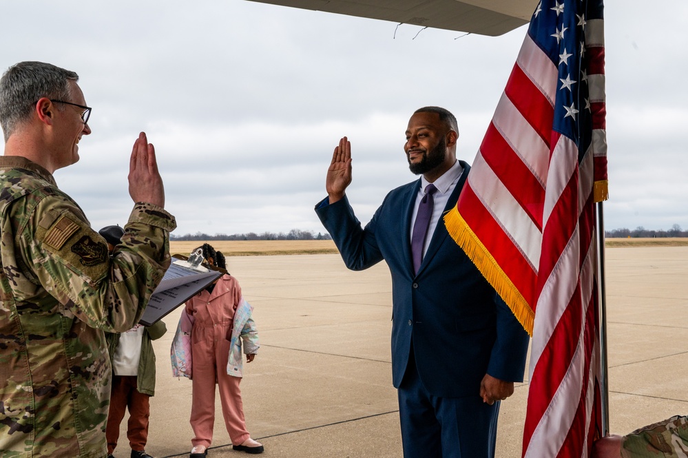 Commissioning at the 182nd Airlift Wing