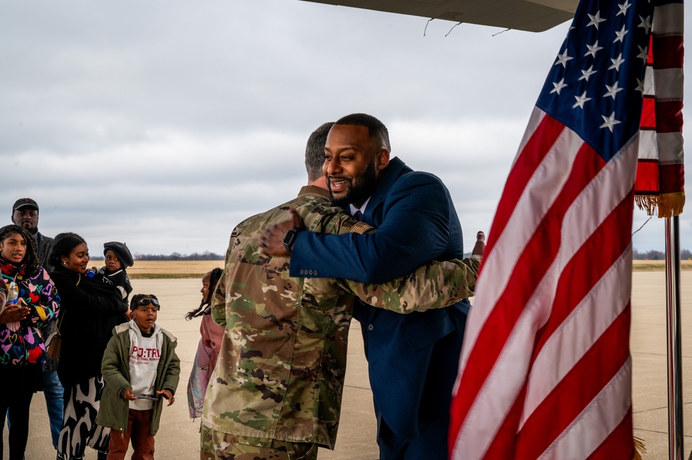 Commissioning at the 182nd Airlift Wing