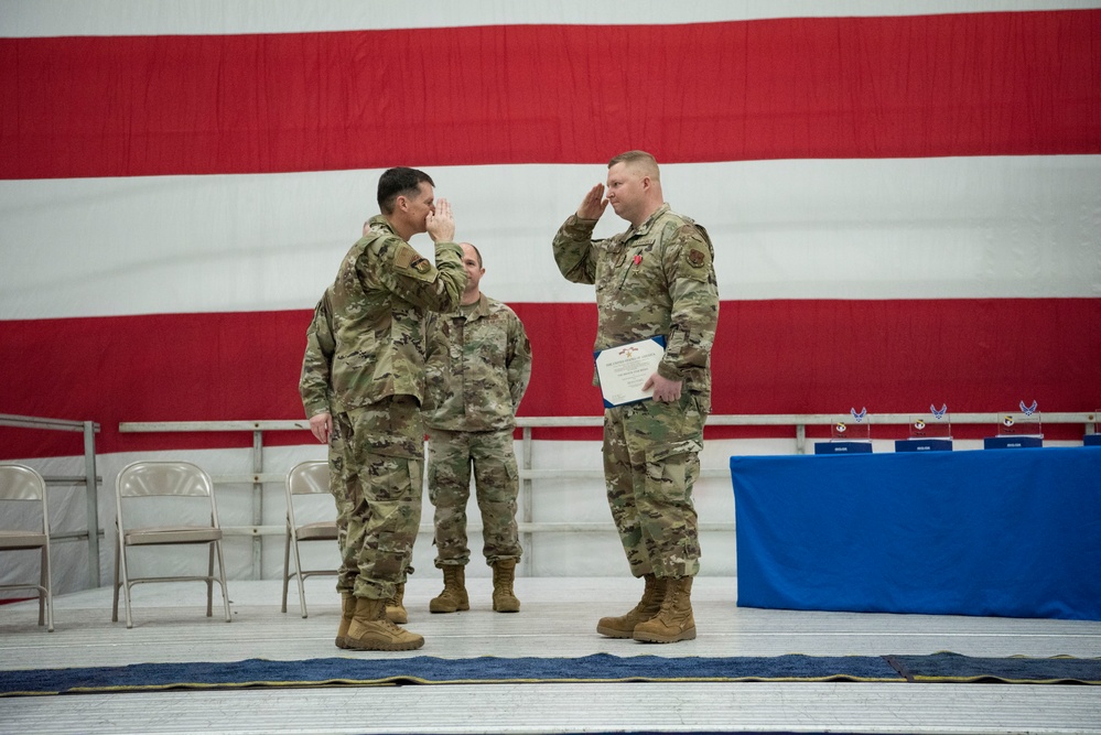 Chief Master Sergeant David Olejarz Honored with Bronze Star Medal for Exceptional Service in Iraq