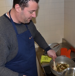 Garrison newcomers enjoy taste of Italy during the Benvenuti Program