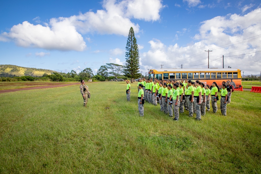 1-487 Fires Up for Hawaii Youth Challenge