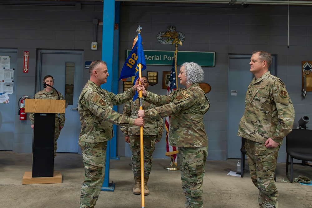 182nd Logistics Readiness Squadron Change of Command Ceremony