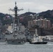 USS McCampbell Arrives at CFAY