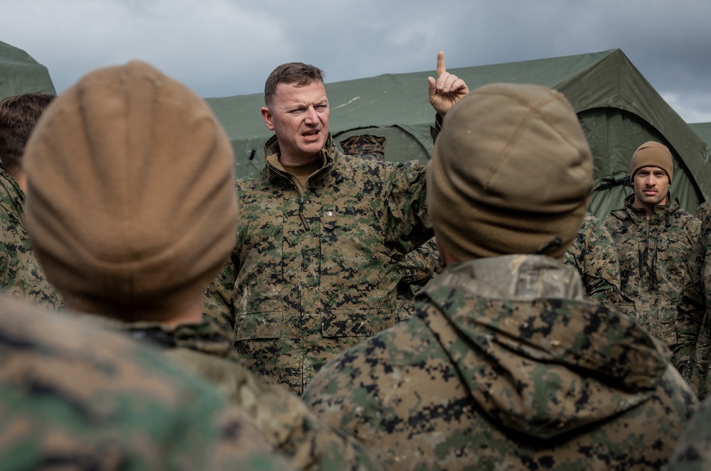 1st MARDIV Marines build command post for Freedom Shield 24