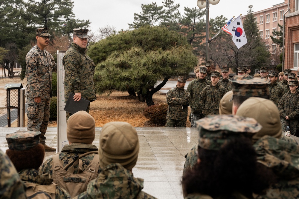 1st MARDIV Marines build command post for Freedom Shield 24