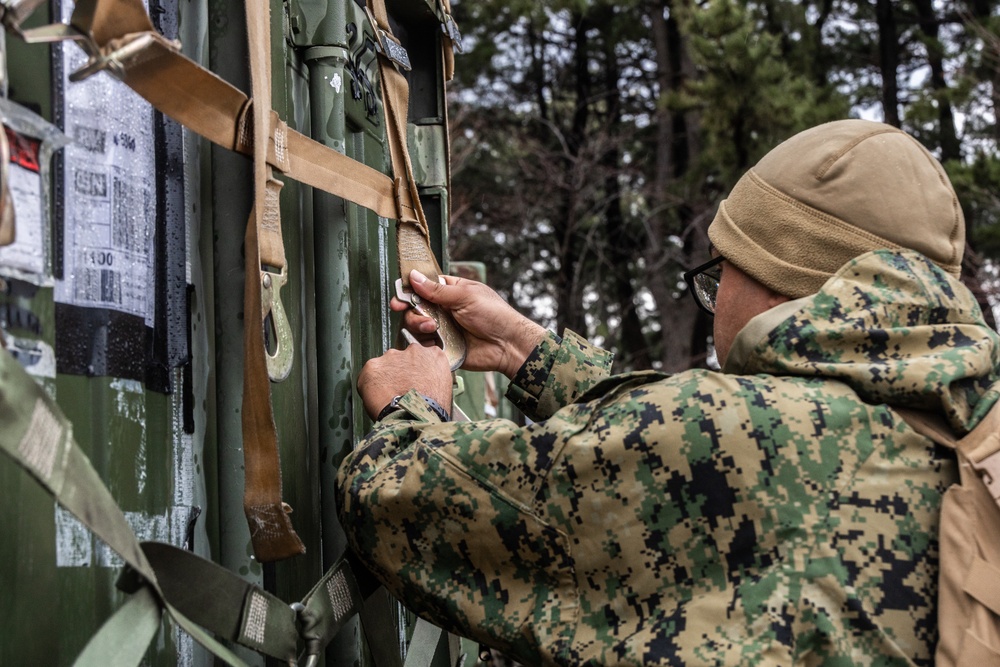 1st MARDIV Marines build command post for Freedom Shield 24