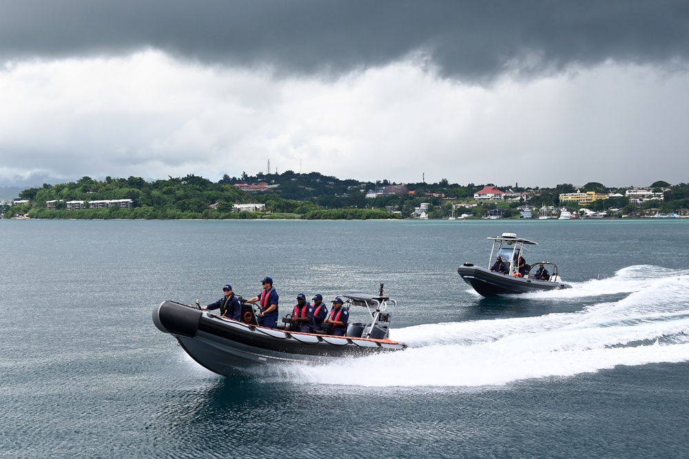 U.S. Coast Guard Cutter Harriet Lane crew engage with Vanuatu community, partners