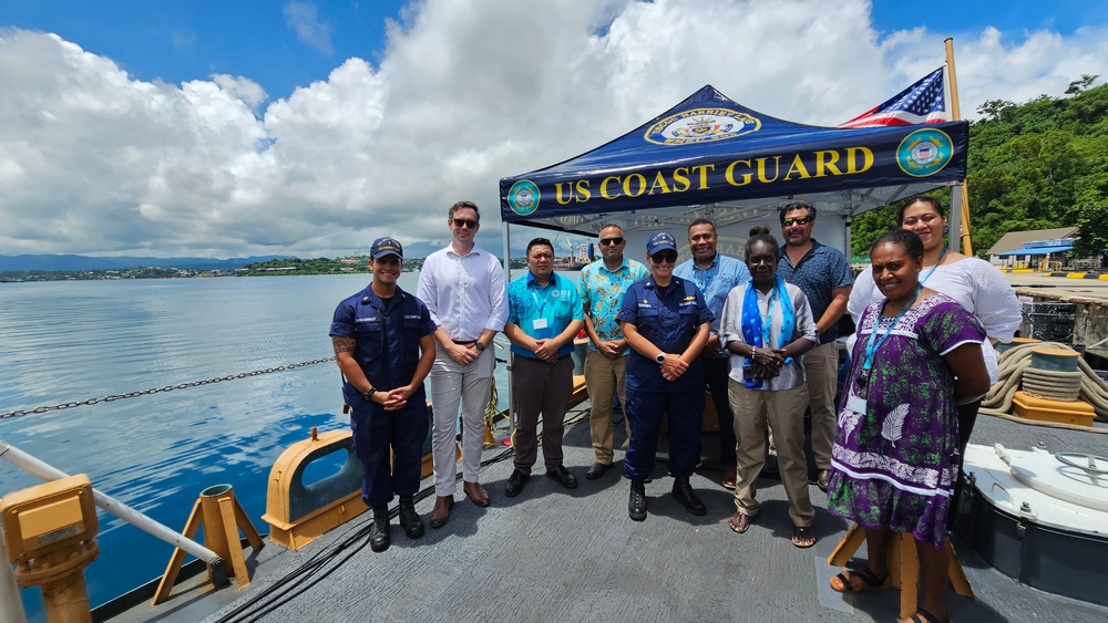 U.S. Coast Guard Cutter Harriet Lane crew engage with Vanuatu community, partners