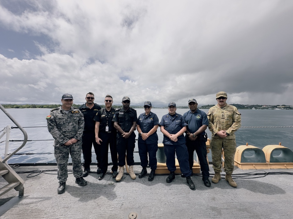 U.S. Coast Guard Cutter Harriet Lane crew engage with Vanuatu community, partners