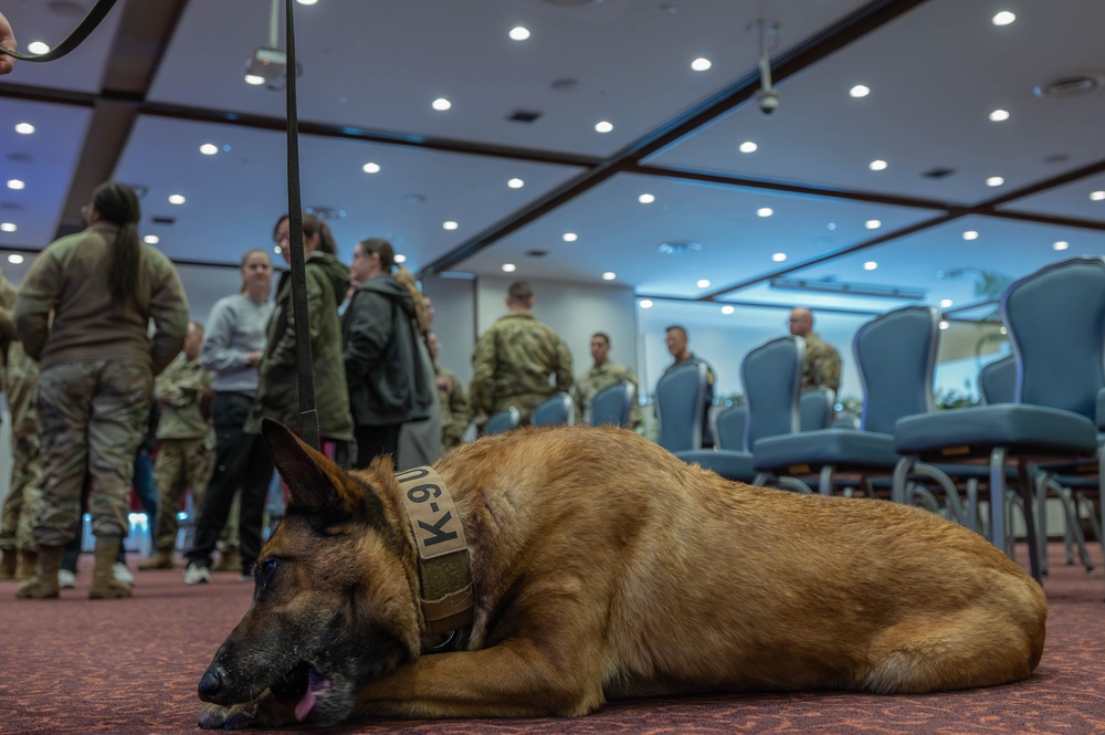 374th SFS hosts retirement ceremony for MWD Fflorida