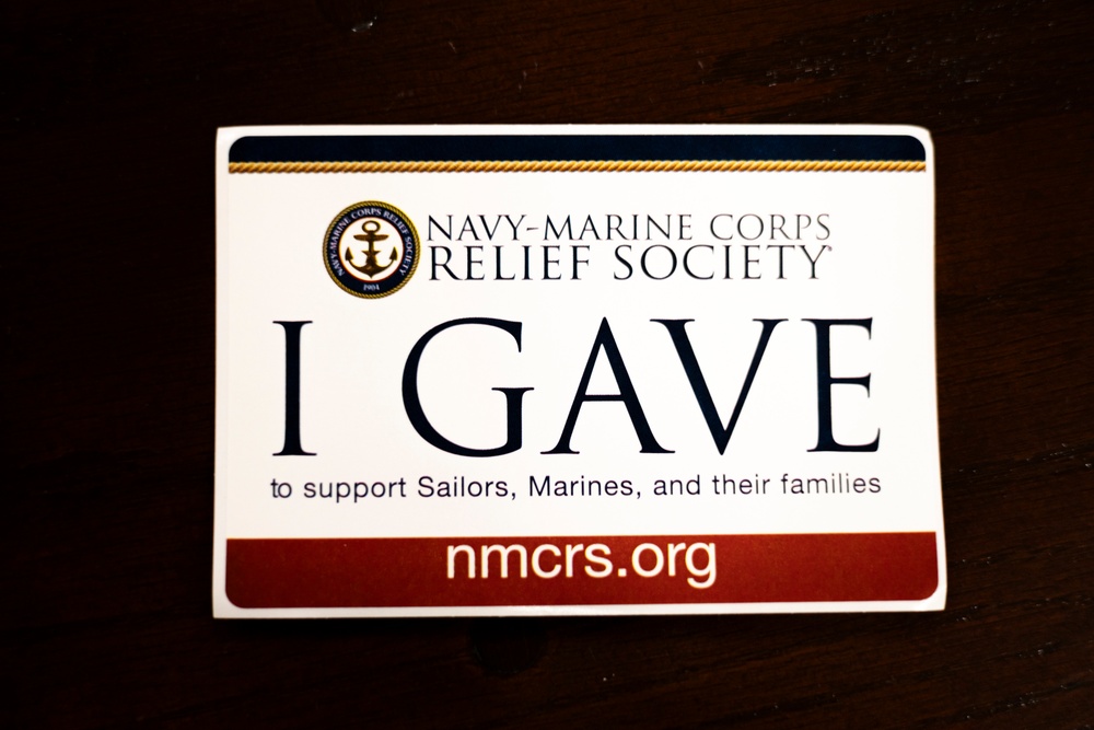 Marines gather for active duty fund drive in support of the Navy-Marine Corps Relief Society