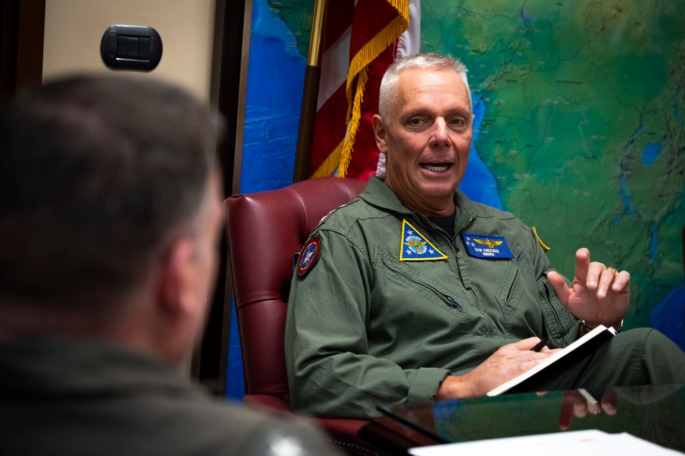 Commander, Naval Air Forces Visits Naval Support Activity Naples. Italy