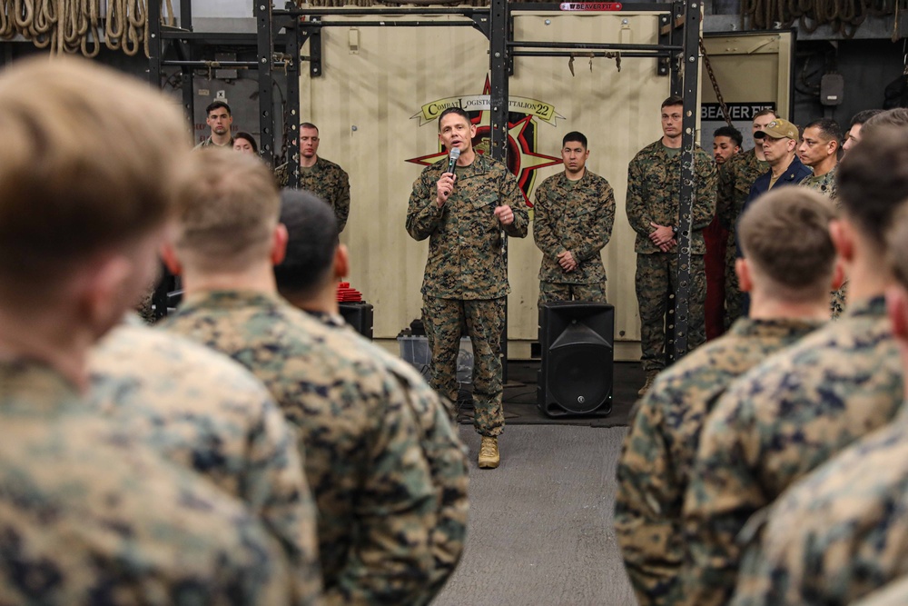 USS Carter Hall (LSD 50) Hosts Sergeant Major of the Marine Corps in Souda Bay, Greece, March 1, 2024