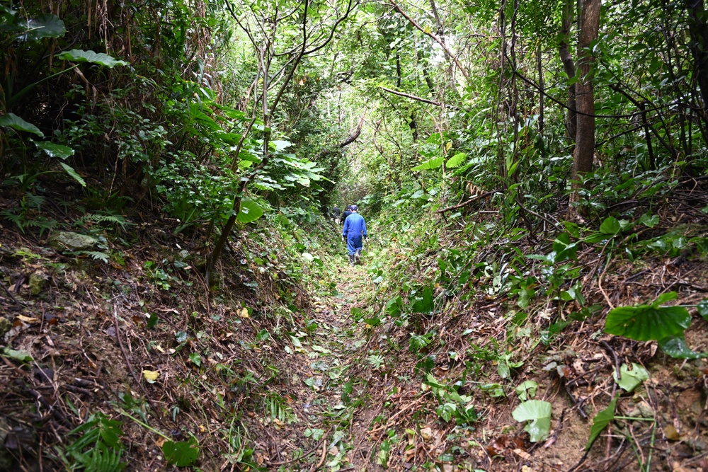 &quot;Jungle Attack&quot; Community Service Project at White Beach Naval Facility