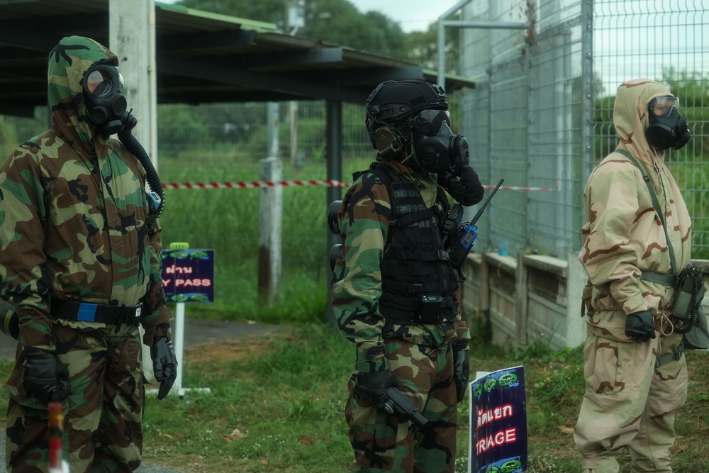 Cobra Gold 24 | USMC, JGSDF, and Royal Thai Armed Forces Conduct NEO Exercise