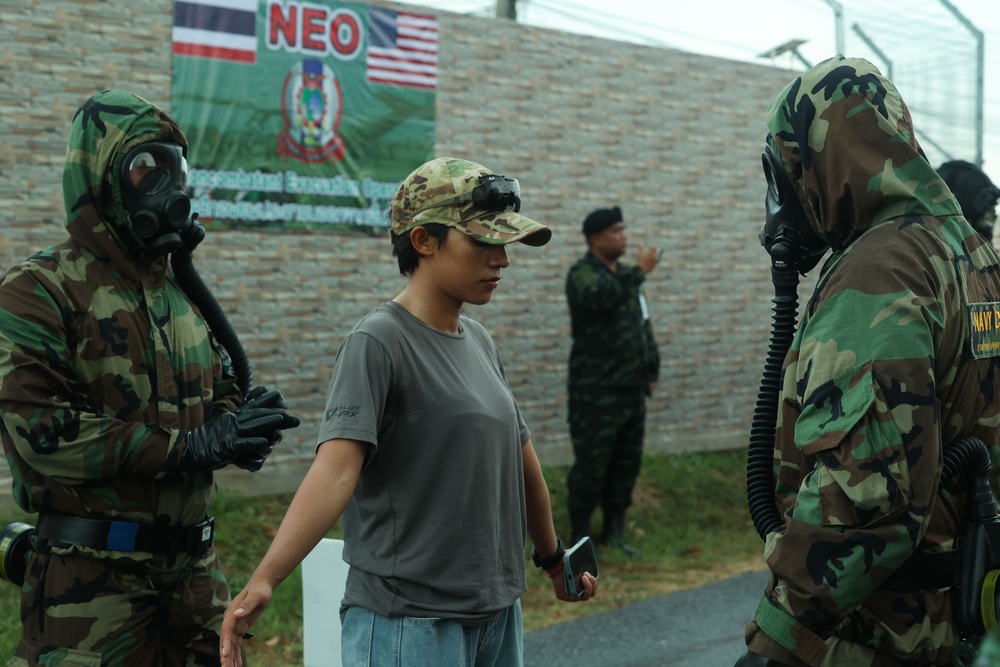 Cobra Gold 24 | USMC, JGSDF, and Royal Thai Armed Forces Conduct NEO Exercise