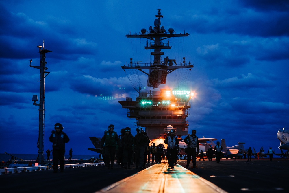 Carrier Air Wing Seven Conducts a Fly-Off