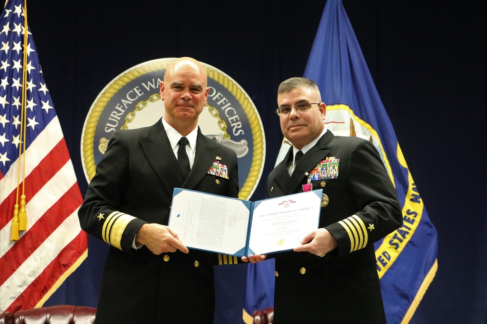 Surface Warfare Schools Command Holds a Change of Command Ceremony