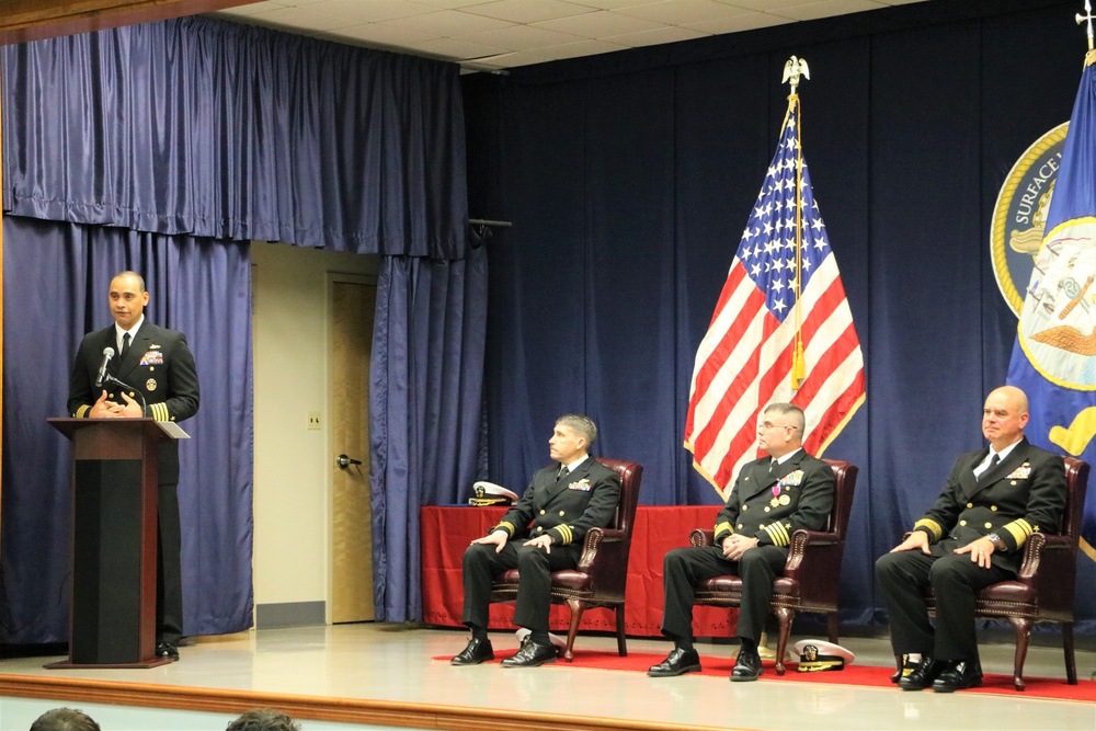 Surface Warfare Schools Command Holds a Change of Command Ceremony