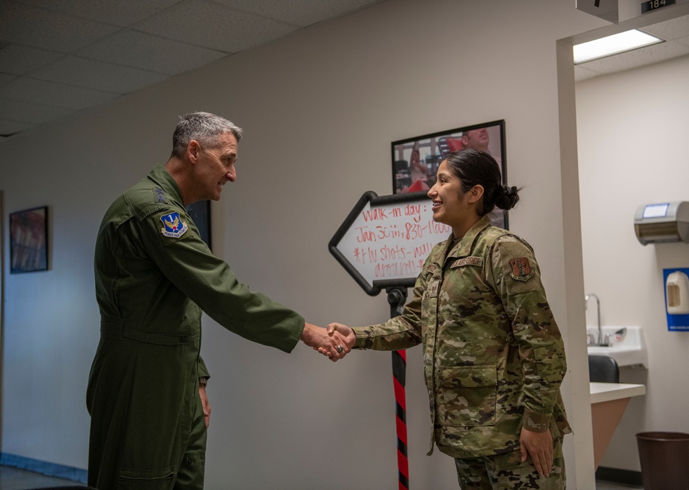 Lt. Gen. Nordhaus visits 180FW