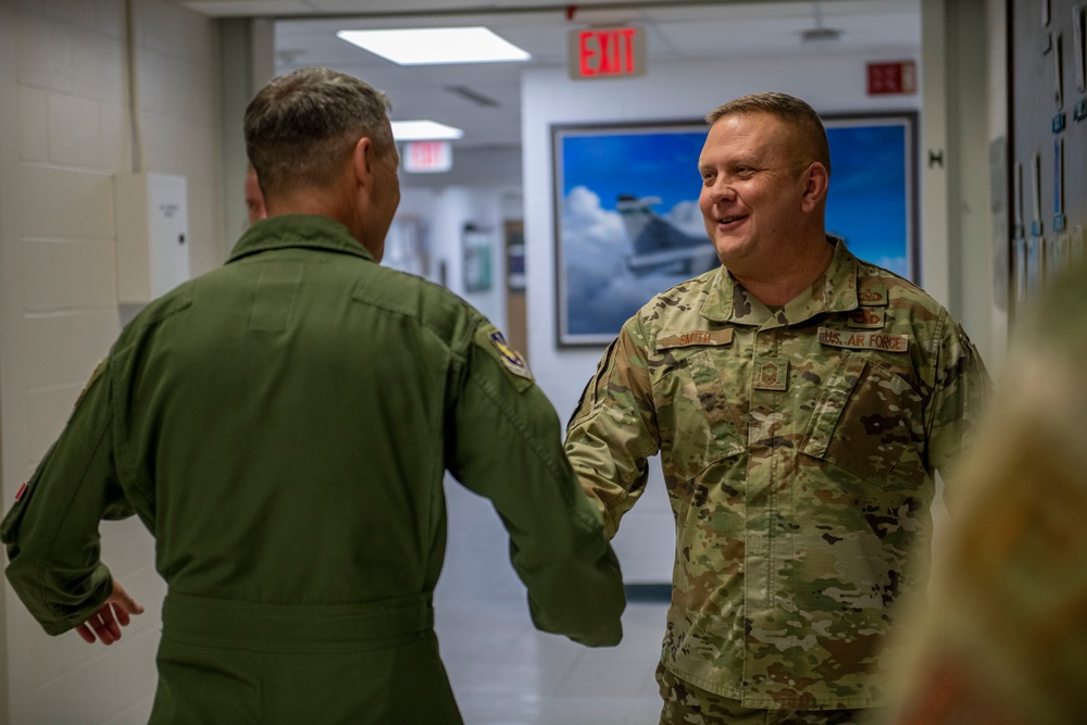 Lt. Gen. Nordhaus visits 180FW