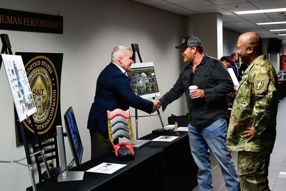 Actor Cole Hauser visits US Special Operations Command