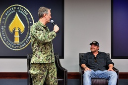 Actor Cole Hauser visits US Special Operations Command