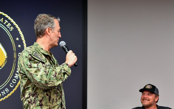 Actor Cole Hauser visits US Special Operations Command
