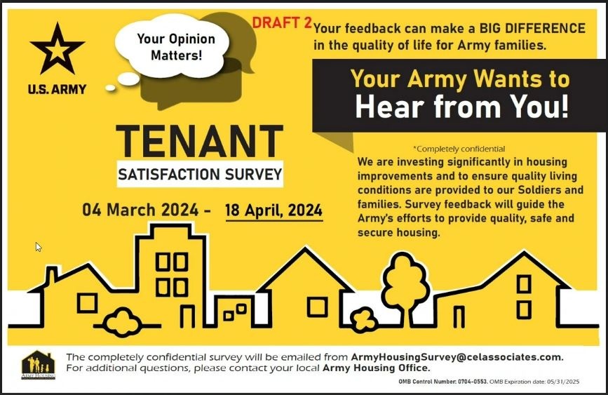 Baumholder Housing Tiger Team aims for 100% participation as Army's annual housing tenant satisfaction survey launches