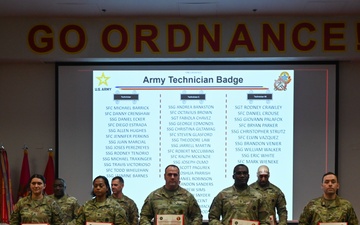 Noncommissioned Officers First to Receive Technicians Badge